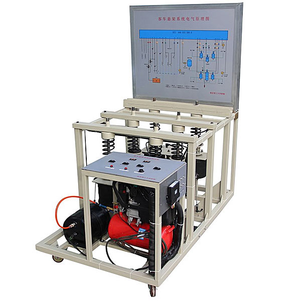 Plataforma de entrenamiento de suspensión neumática controlada electrónicamente para turismos DYQCD-3