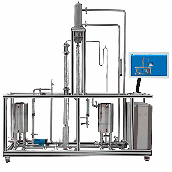 Plataforma experimental de evaporación de película ascendente de un solo tubo DYHGYL-18