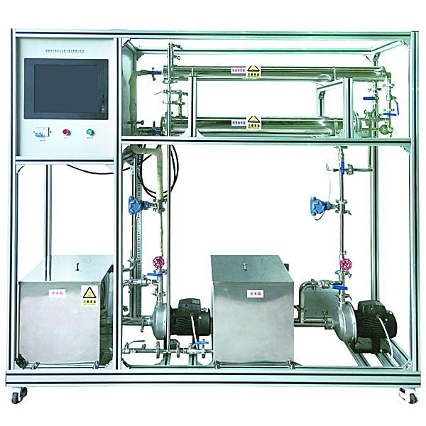 Dispositivo experimental integral de intercambio de calor líquido-líquido DYHGYL-21