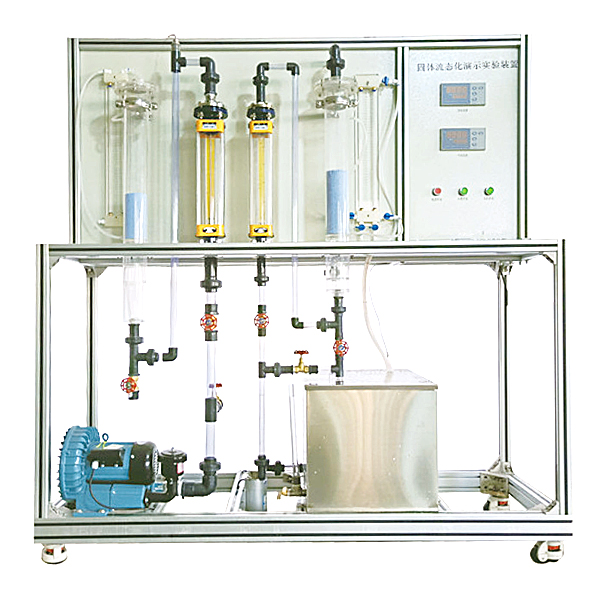 Dispositivo experimental de fluidización de sólidos DYHGYL-02