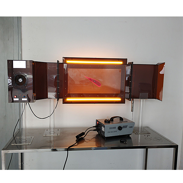 Plataforma experimental de túnel de viento y humo DYHGLT-20