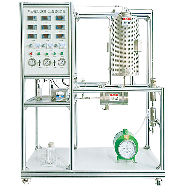 Plataforma de entrenamiento de reacción catalítica de lecho fluidizado en fase gas-sólida DYHGGY-08