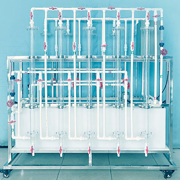 Plataforma de entrenamiento integrada con microcolumna de reacción DY-326